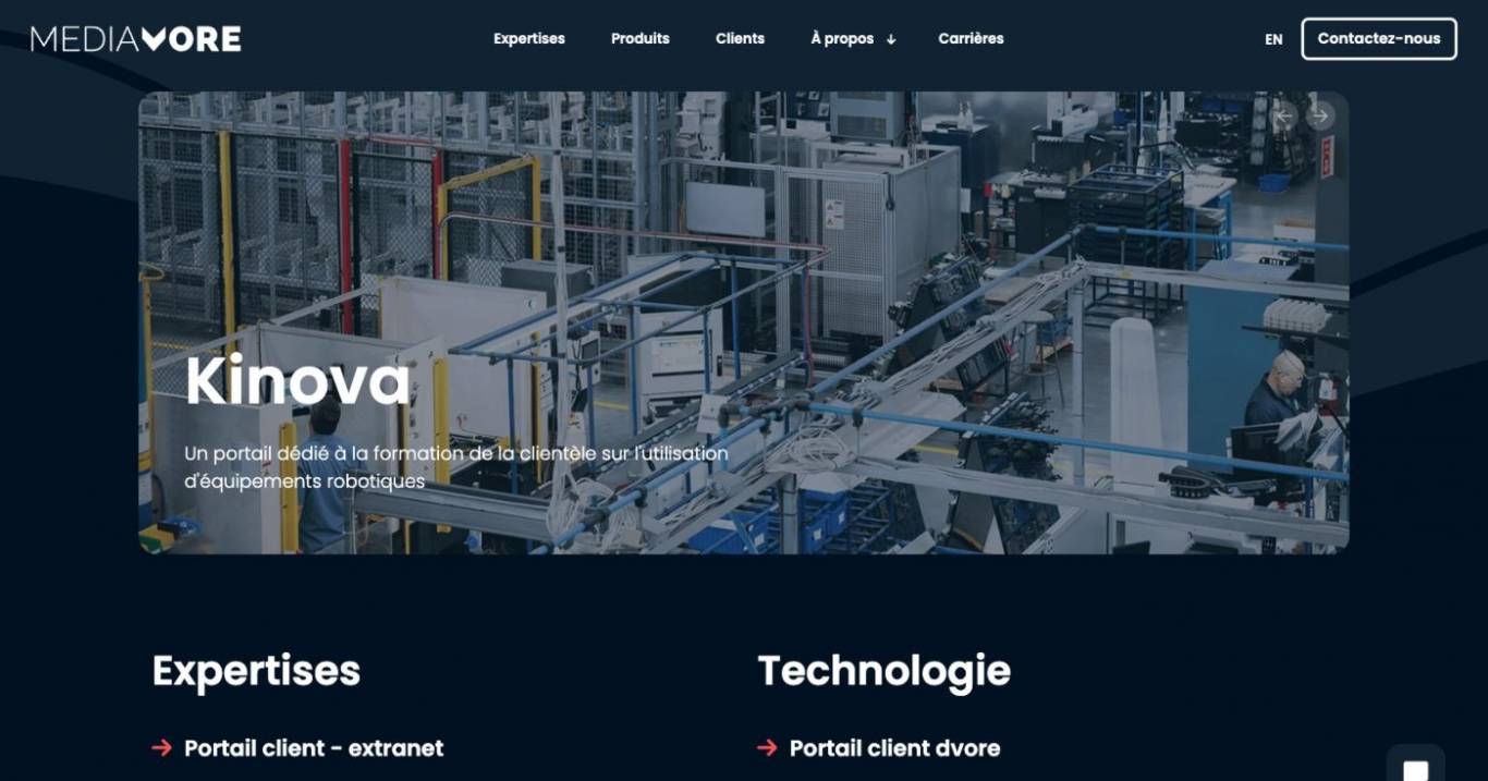 Kinova - Training portal for customers | Mediavore